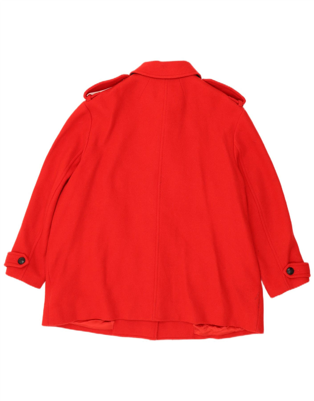 Γυναικείο Στρατιωτικό Πανωφόρι Marks & Spencer UK 22 3XL Red Wool Classic