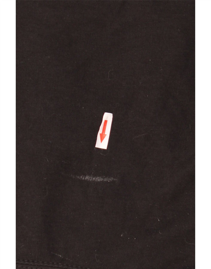 Γυναικεία φούτερ ZARA Crop Oversized Jumper UK 10 Small Black