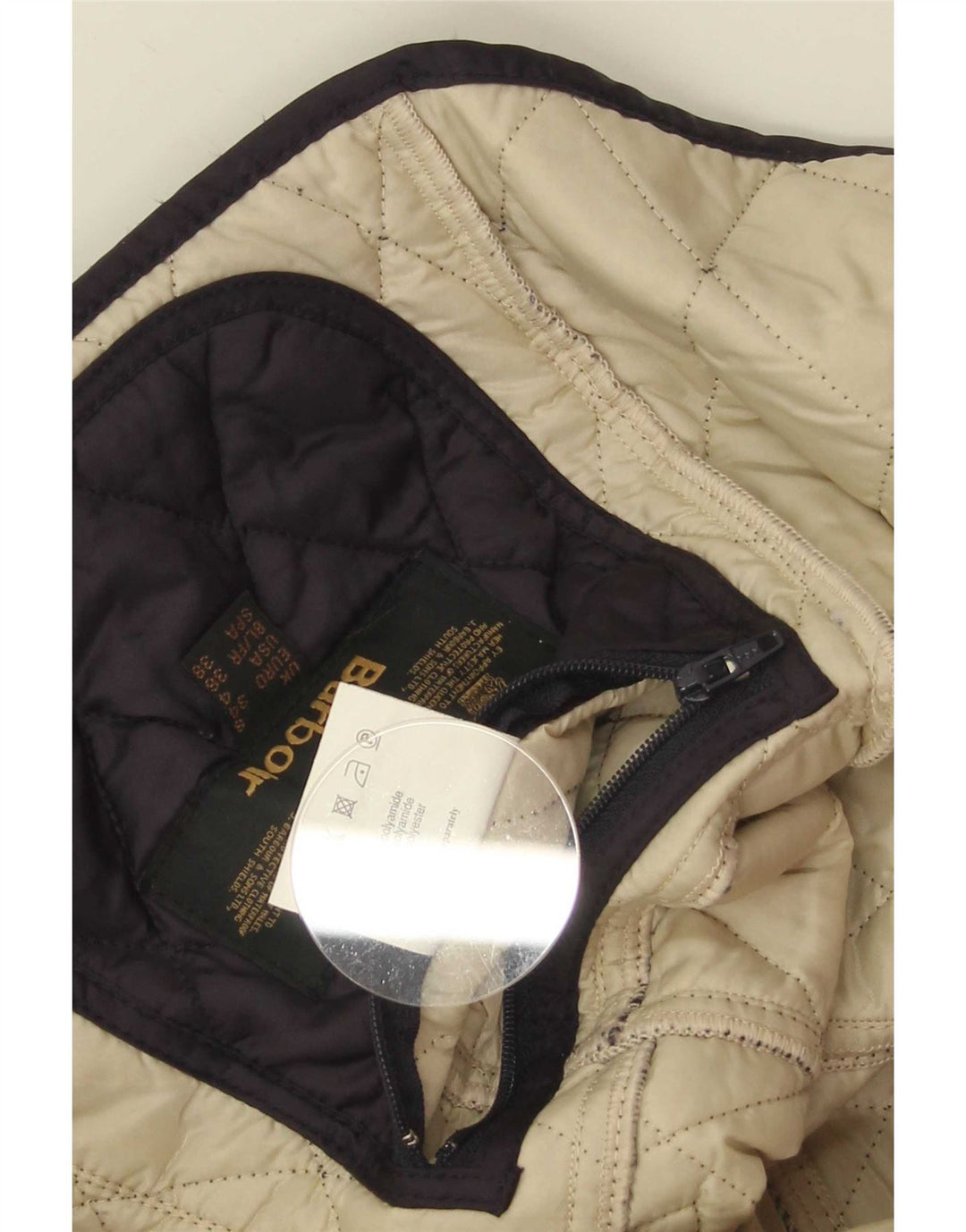 Γυναικείο καπιτονέ μπουφάν Barbour UK 8 Small Navy Blue Polyamide