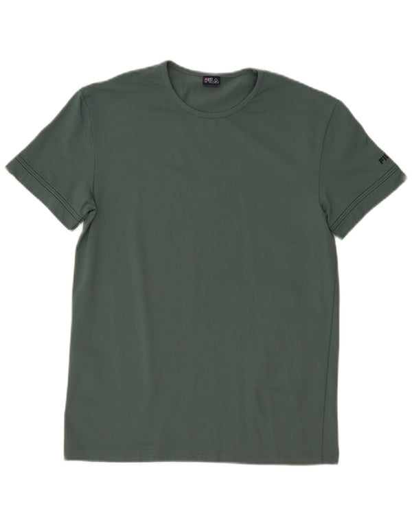 Fila Γυναικείο T-Shirt Top UK 10 Small Green