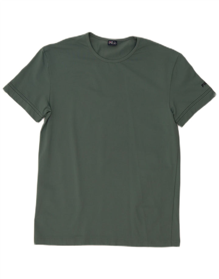 Fila Γυναικείο T-Shirt Top UK 10 Small Green