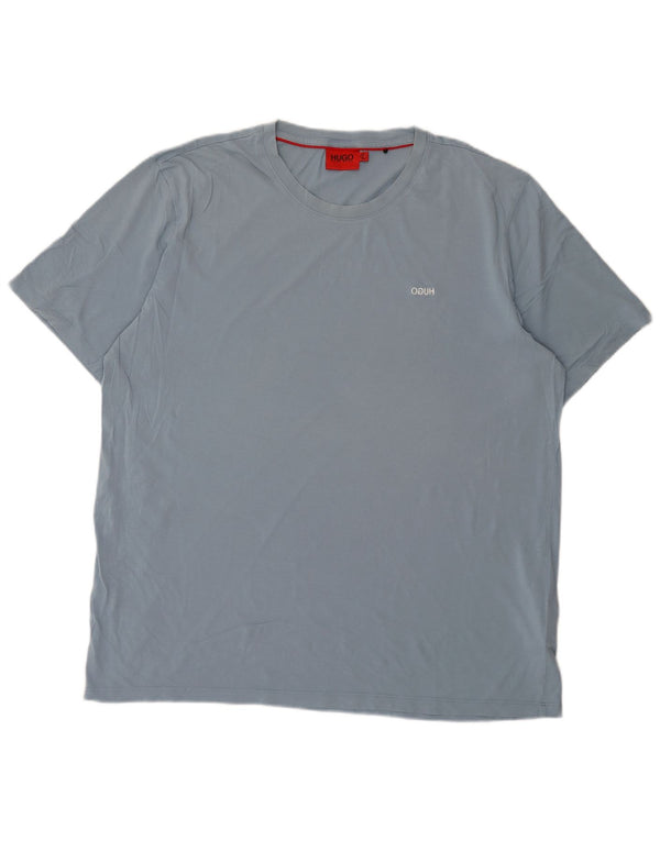 Ανδρικό T-Shirt Hugo Boss Top XL Μπλε βαμβακερό