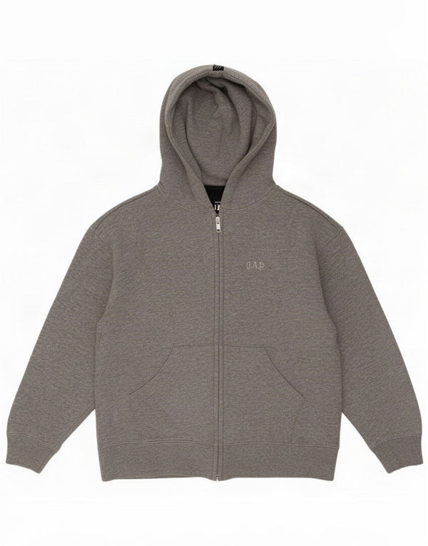Gap γυναικείο πουλόβερ με φερμουάρ UK 16 Large Grey Cotton