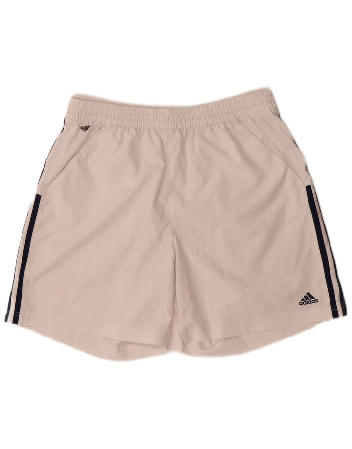 Ανδρικό αθλητικό σορτς Adidas Climalite, μεσαίο λευκό