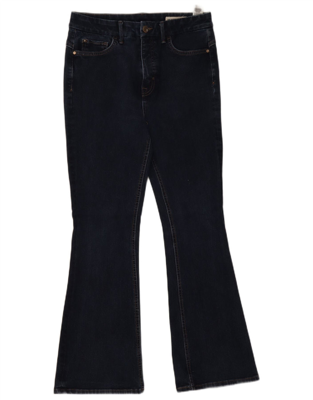 Marks & Spencer Γυναικεία τζιν UK 12 Medium W28 L27 Navy Blue Cotton
