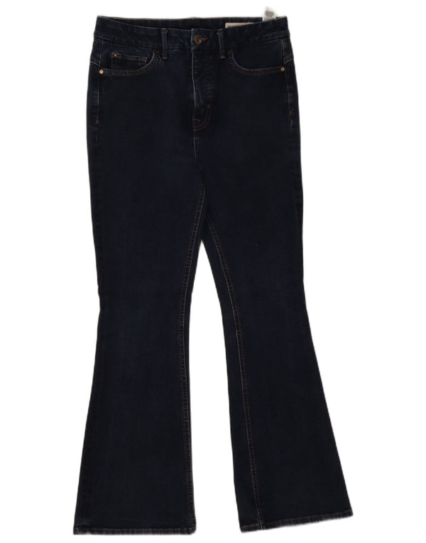 Marks & Spencer Γυναικεία τζιν UK 12 Medium W28 L27 Navy Blue Cotton