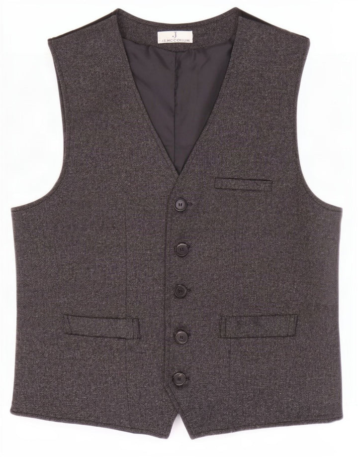 Ανδρικό γιλέκο J.E. Mc Collum Medium Grey Polyester