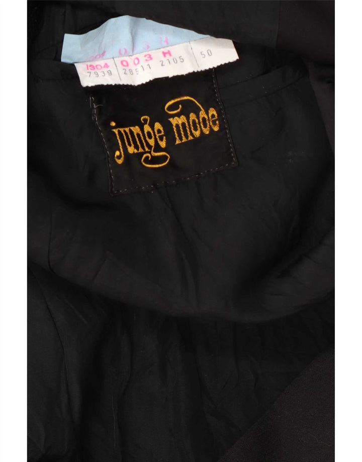 Junge Mode Ανδρικό Μπουφάν 1 Κουμπί Blazer IT 50 Μεγάλο Μαύρο Πολυεστέρα
