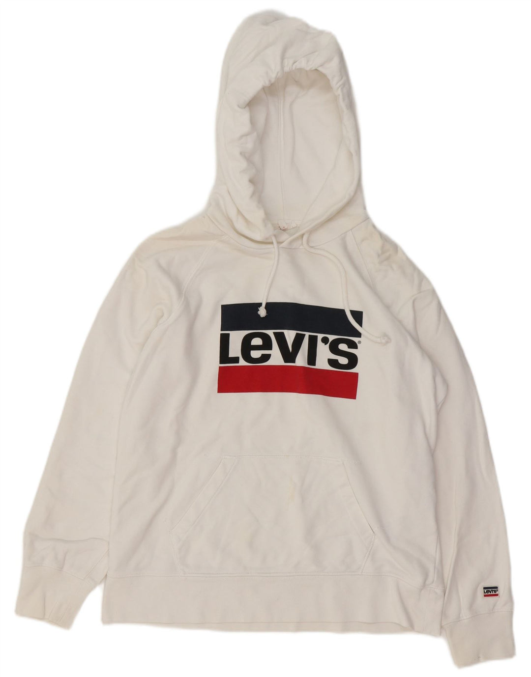 Ανδρικό γραφικό κουκούλα LEVI'S Μικρό λευκό βαμβακερό