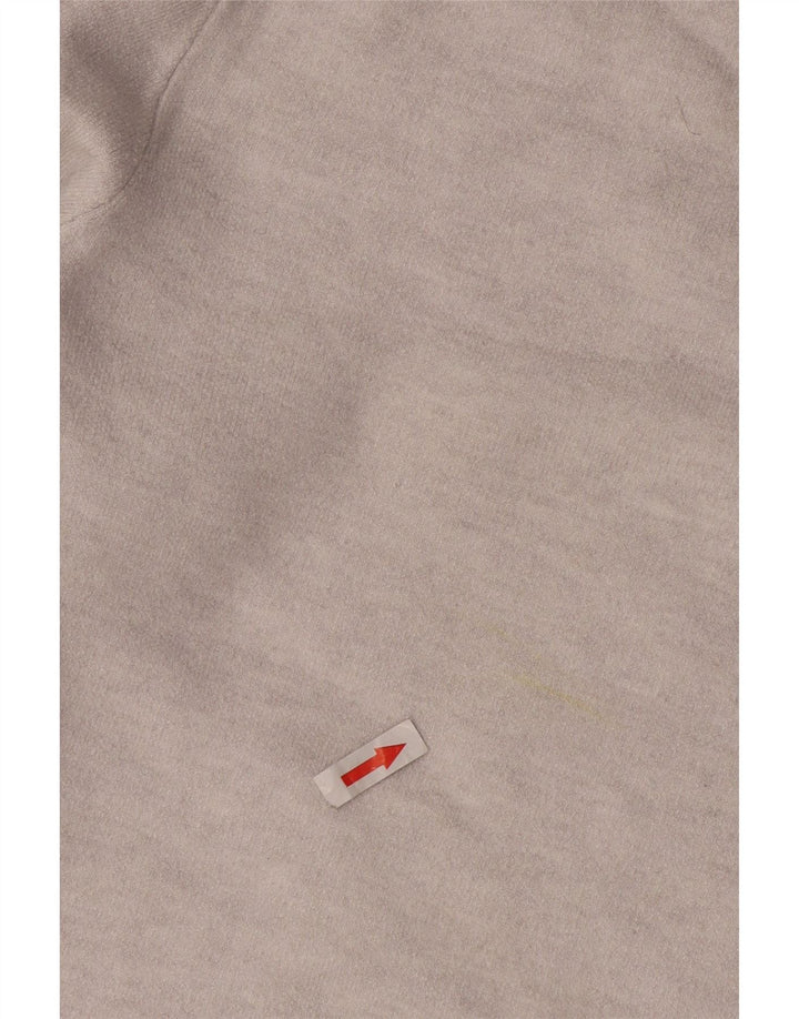 Ανδρικό πουλόβερ Massimo Dutti Crew Neck Jumper Μεγάλο Γκρι Πολυαμίδιο