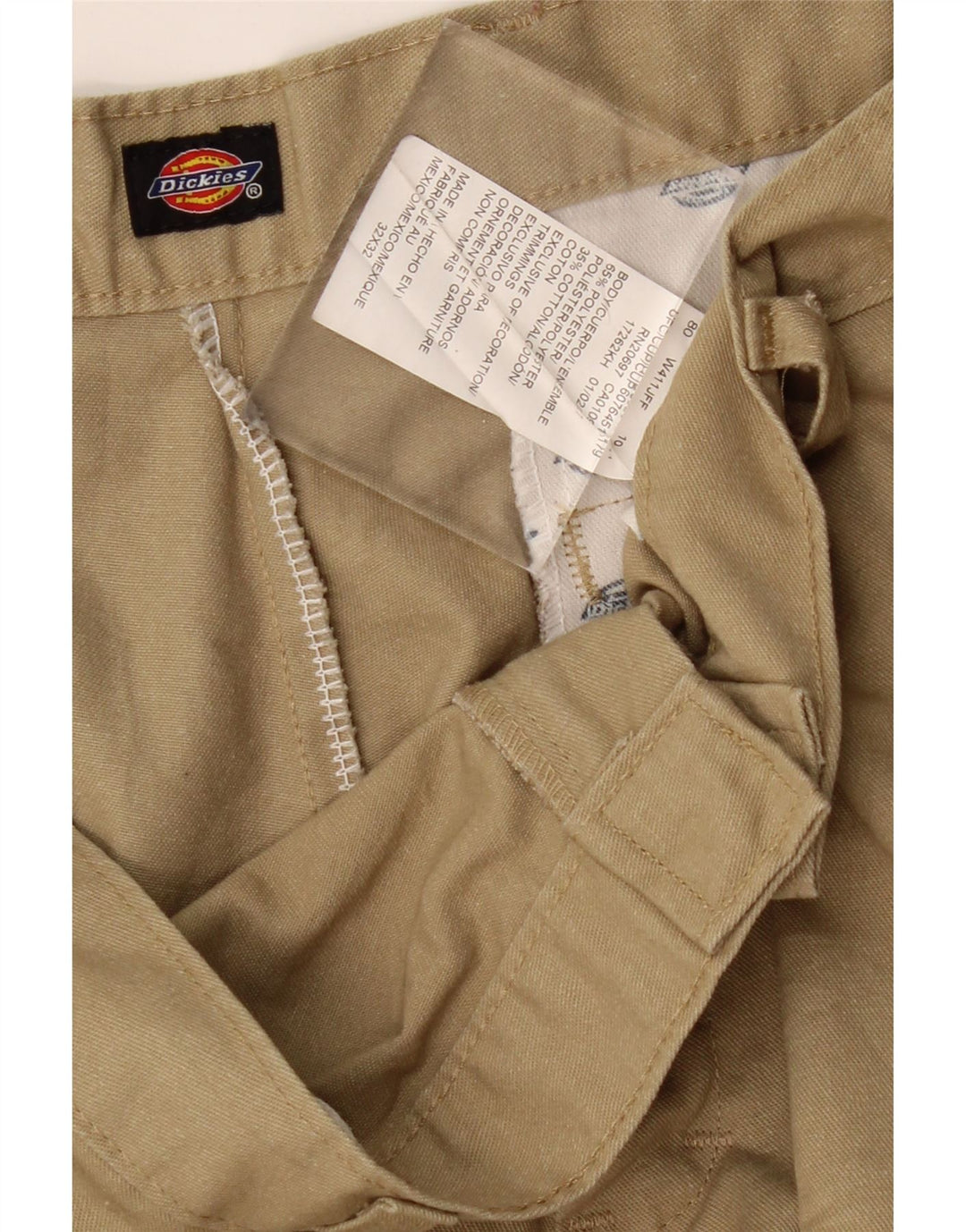 DICKIES Ανδρικό ίσιο παντελόνι Chino W32 L32 Beige Polyester