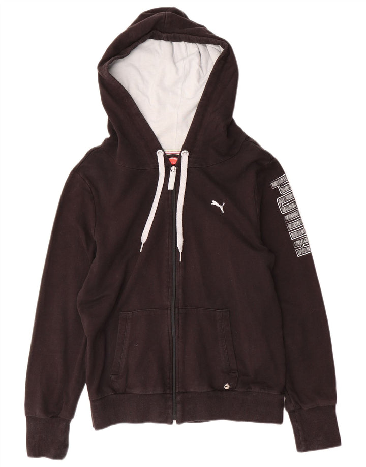 Γυναικείο πουλόβερ με κουκούλα με φερμουάρ PUMA UK 14 μεσαίο βαμβακερό