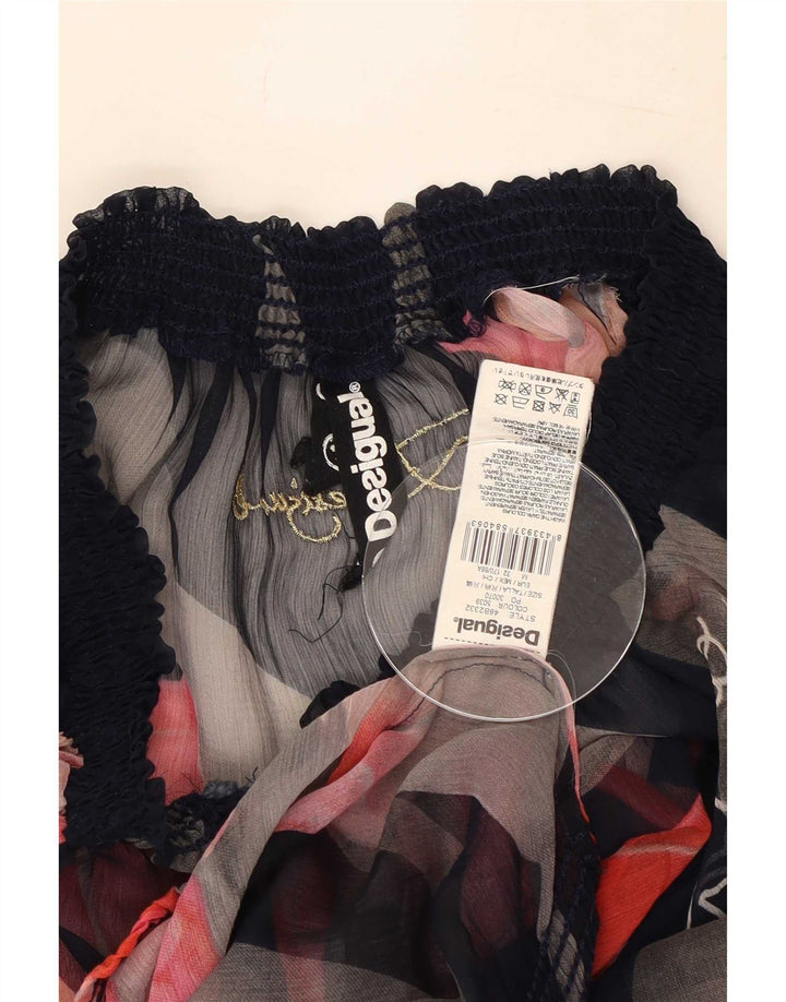 Desigual Γυναικεία Oversized Γραφική Μπλούζα Τοπ UK 14 Μεσαία Πολύχρωμη
