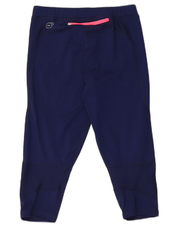 Puma Γυναικεία κολάν Capri UK 10 Small Navy Blue Polyester