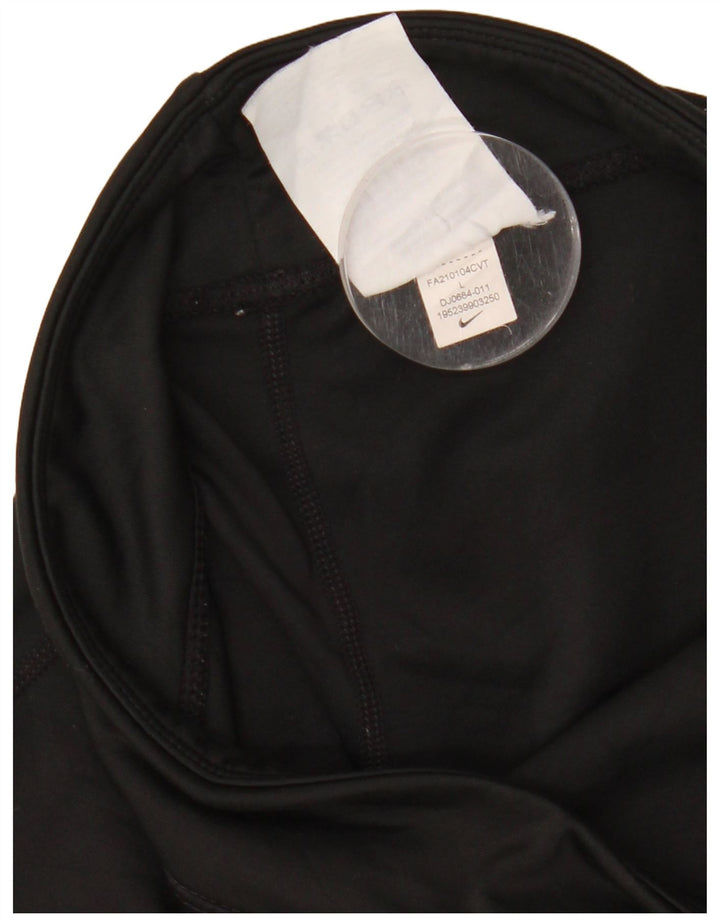 NIKE Girls Sports Short 12-13 Years Large Black Polyester