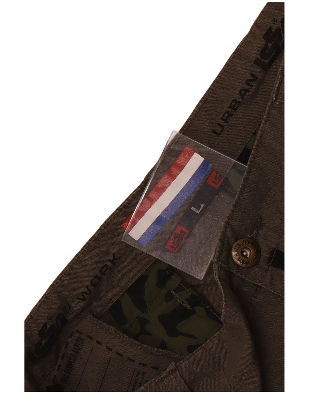 Issa Ανδρικό Σορτς Cargo Large W36 Khaki