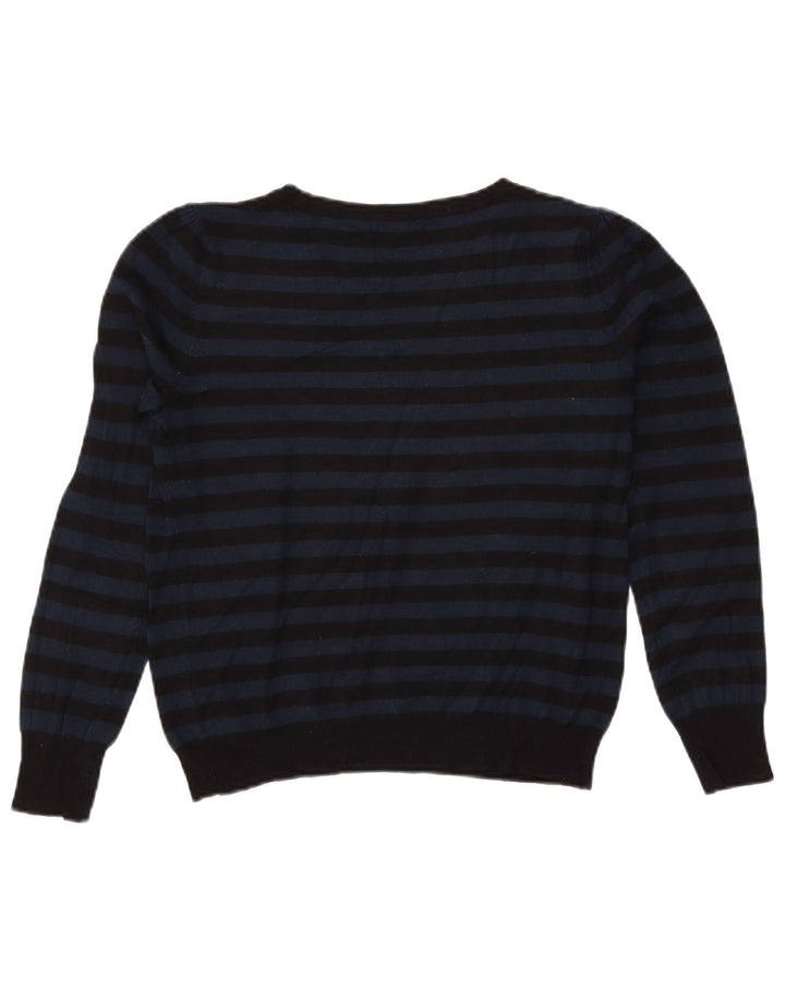 Marks & Spencer Γυναικείο πουλόβερ με λαιμό σκάφος UK 14 Medium Navy Blue