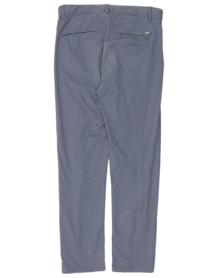 Zara Ανδρικό ίσιο παντελόνι Chino EU 40 Medium W31 L30 Blue
