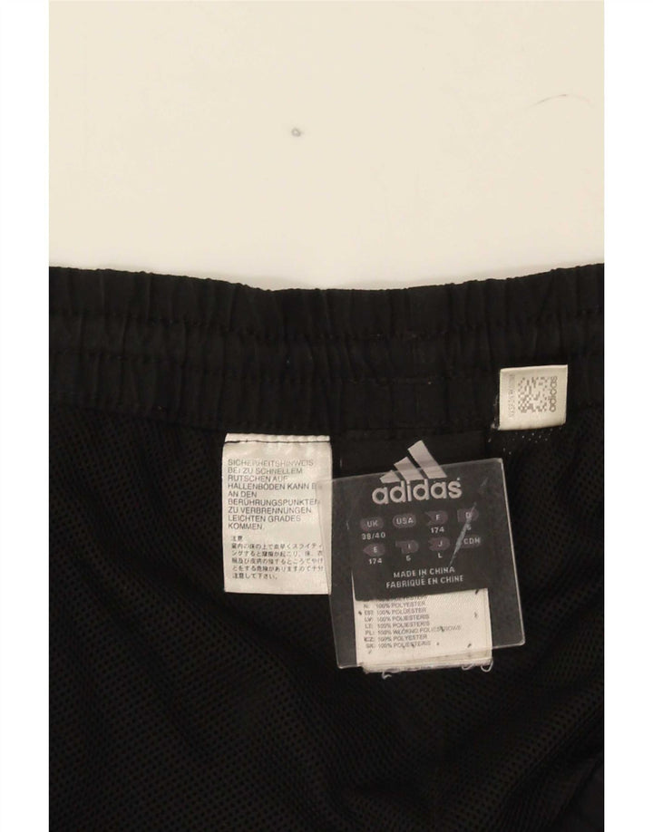 Adidas Ανδρική φόρμα παντελόνι Joggers UK 38/40 Μεσαίο Μαύρο Πολυεστέρα