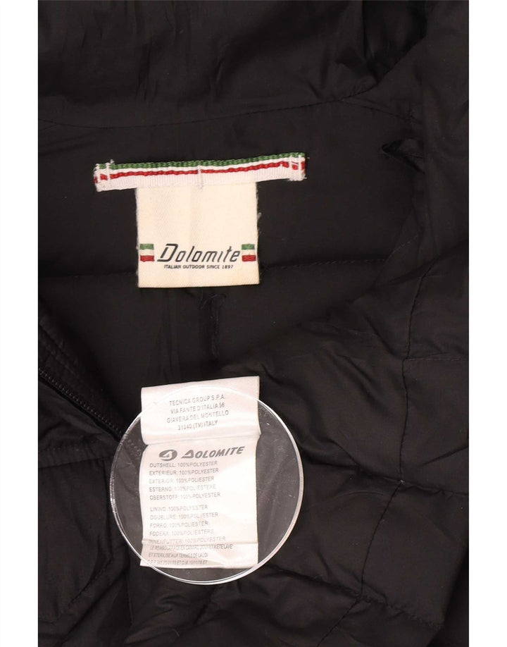 Γυναικείο μπουφάν με επένδυση Dolomite UK 18 XL μαύρο πολυεστέρα