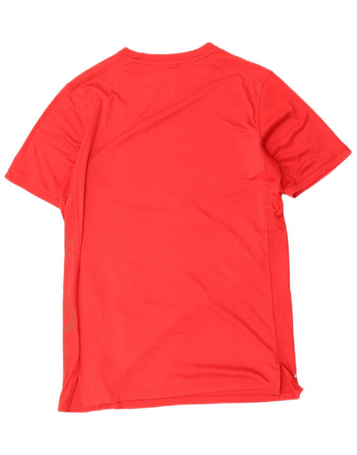 Ανδρικό γραφικό μπλουζάκι Nike Dri Fit, μεσαίο κόκκινο πολυεστέρας