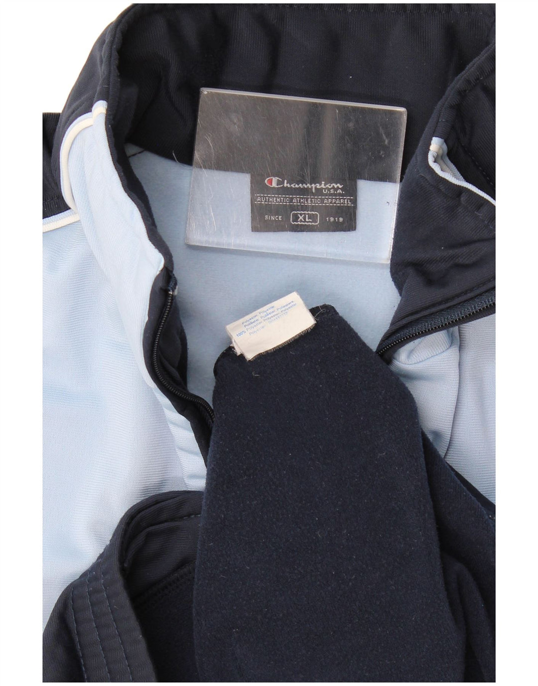Ανδρική φόρμα Champion Top Jacket XL Navy Blue Colorblock Polyester
