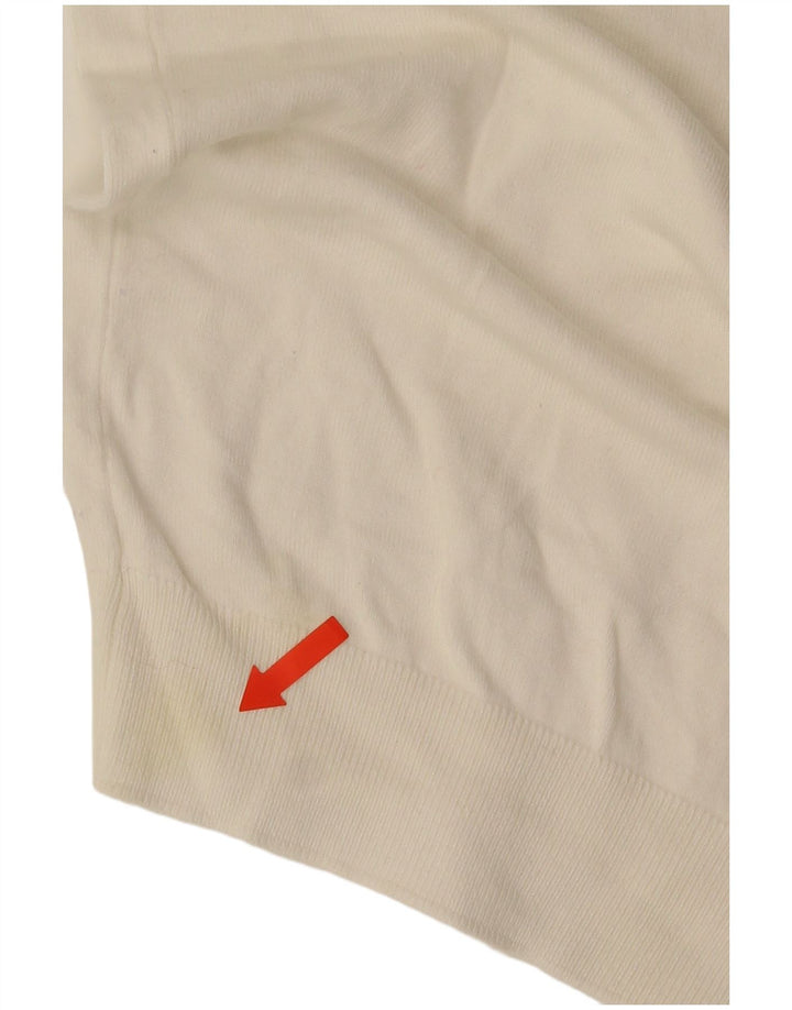 Ανδρικό πουλόβερ Zara Crew Neck Jumper Small White