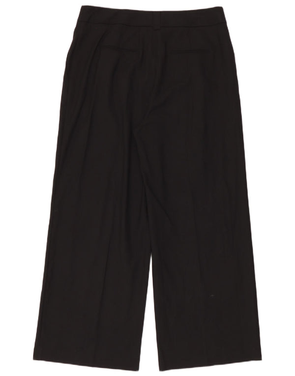 Marks & Spencer Γυναικείο αυτόγραφο παντελόνι Chino UK 16 μεγάλο W36 L30 μαύρο