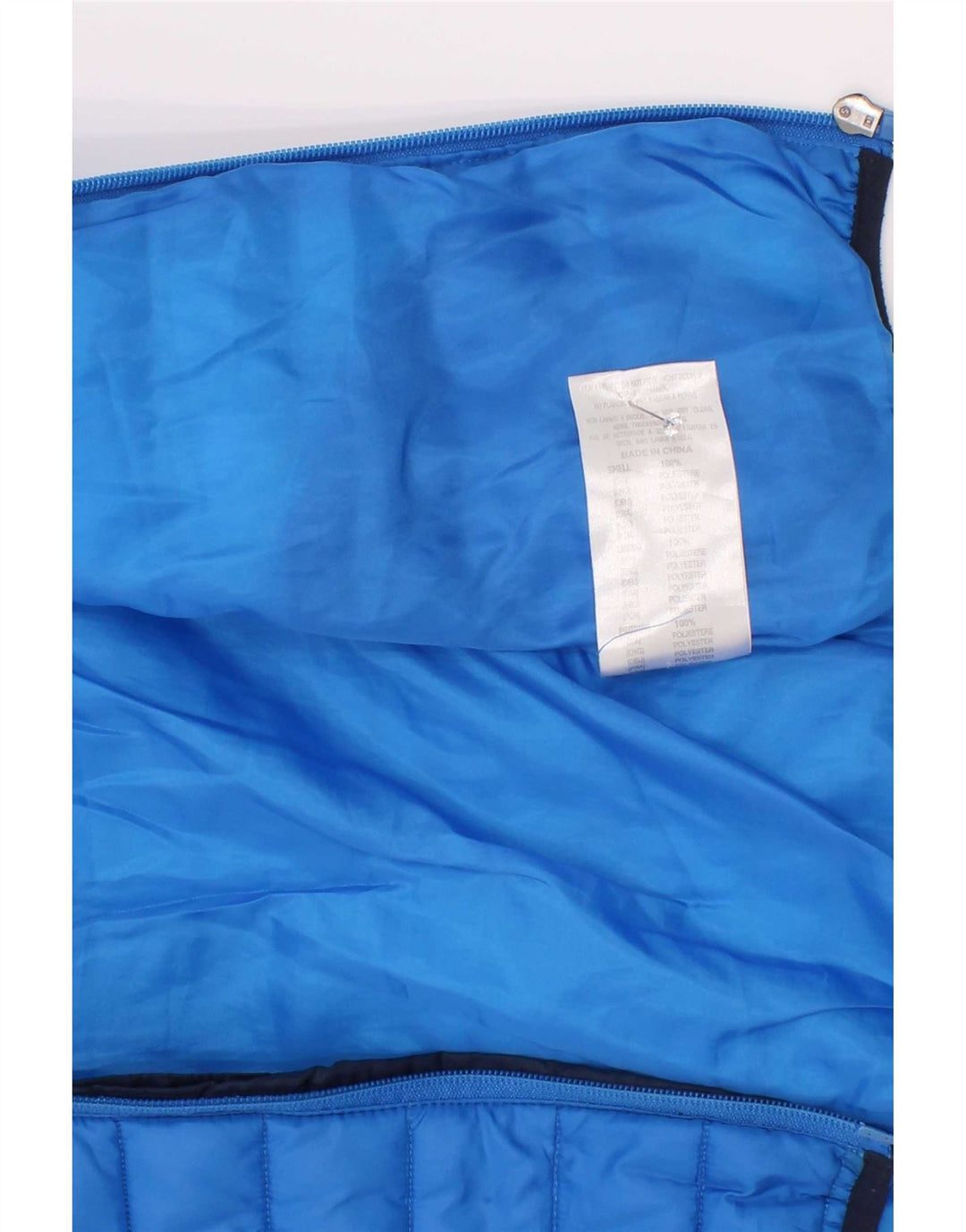 Μπουφάν Diadora Boys με κουκούλα με επένδυση 5-6 ετών Small Blue Colourblock