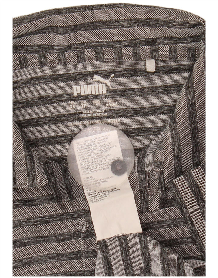 Ανδρικό πουκάμισο Polo Puma Μικρό γκρι ριγέ πολυεστέρα