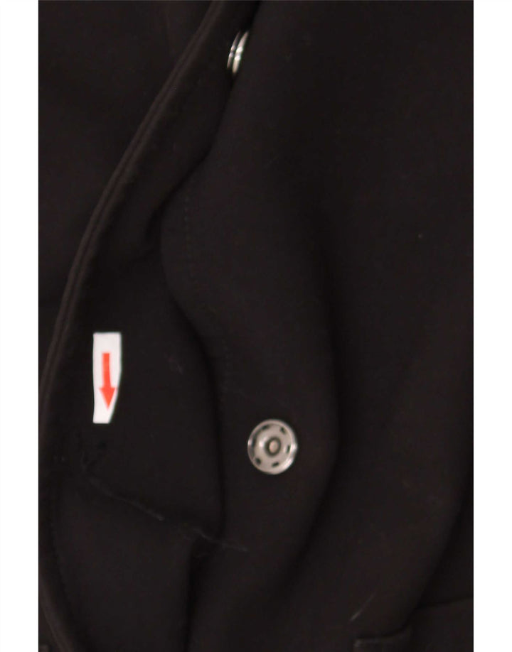 Γυναικείο παλτό Benetton UK 12 Medium Black