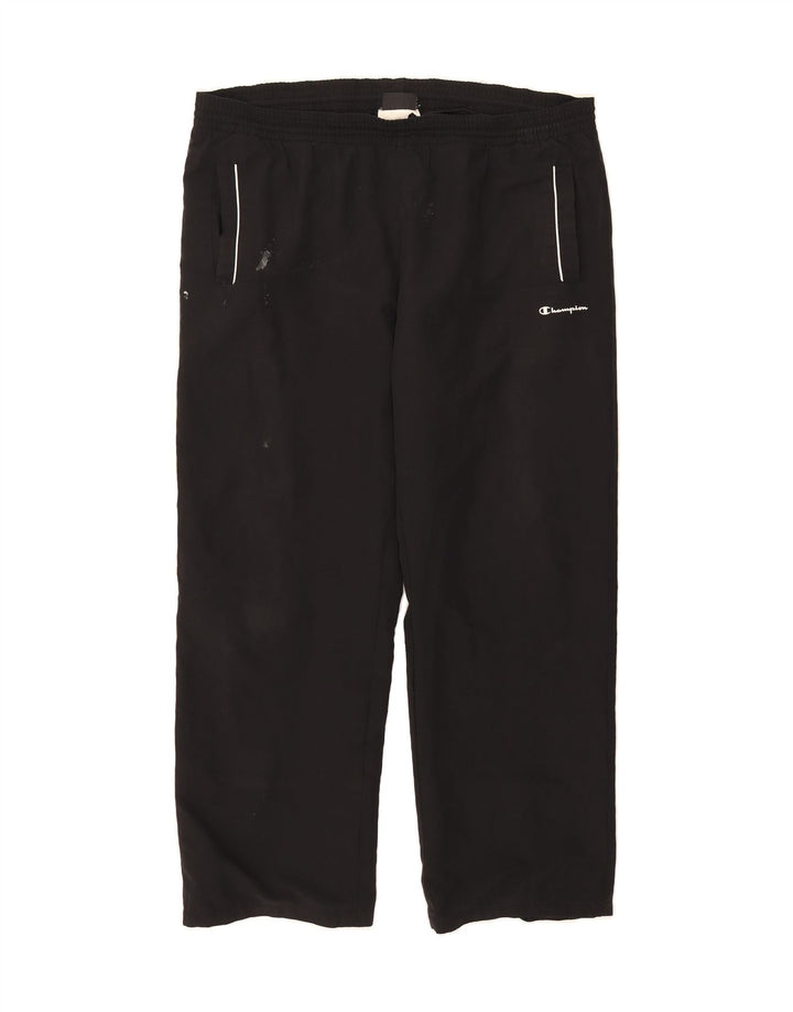 CHAMPION Mens Tracksuit Trousers XL  Black Polyester Vintage Champion and Second-Hand Champion from Messina Hembry 