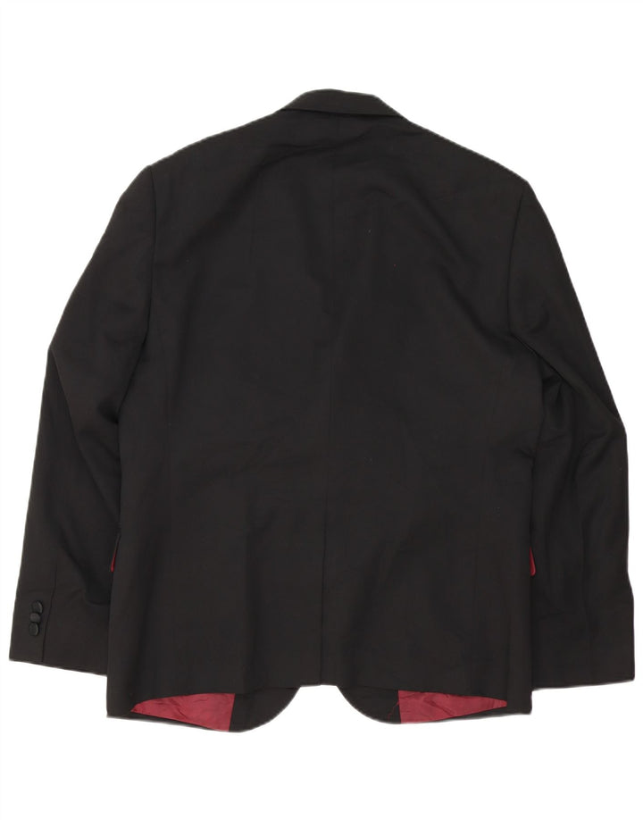 Marks & Spencer Ανδρικό σακάκι σακάκι με 2 κουμπιά UK 42 Large Black