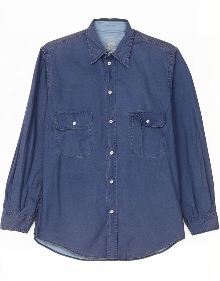 Murphy & Nye Ανδρικό πουκάμισο Marine Heritage Μεγάλο Navy Blue από βαμβάκι