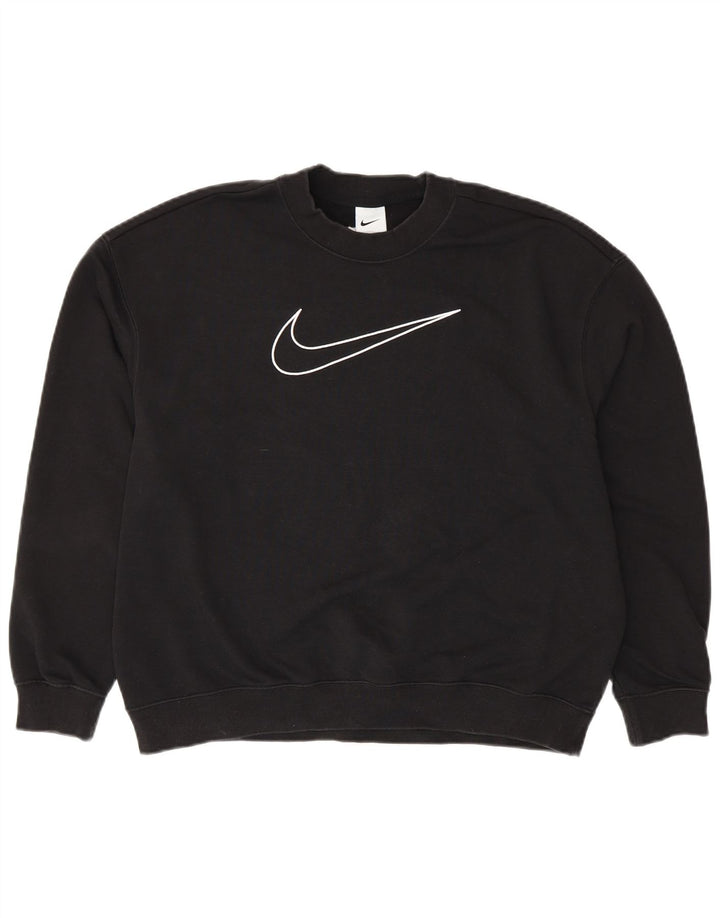 Γραφικό φούτερ NIKE Ανδρικό Dri Fit Loose Fit Jumper Small Black