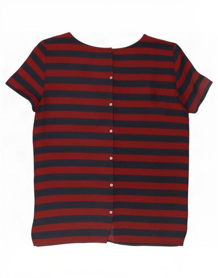 Tommy Hilfiger Γυναικεία Μπλούζα Τοπ US 8 μεσαίου κόκκινου ριγέ πολυεστέρα