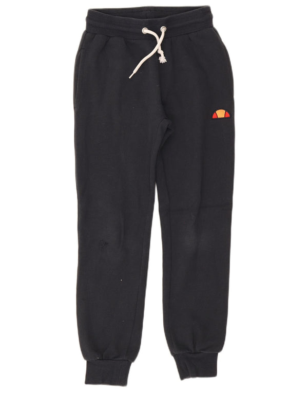 Ellesse Girls Graphic φόρμα παντελόνι Joggers 10-11 Years Navy Blue