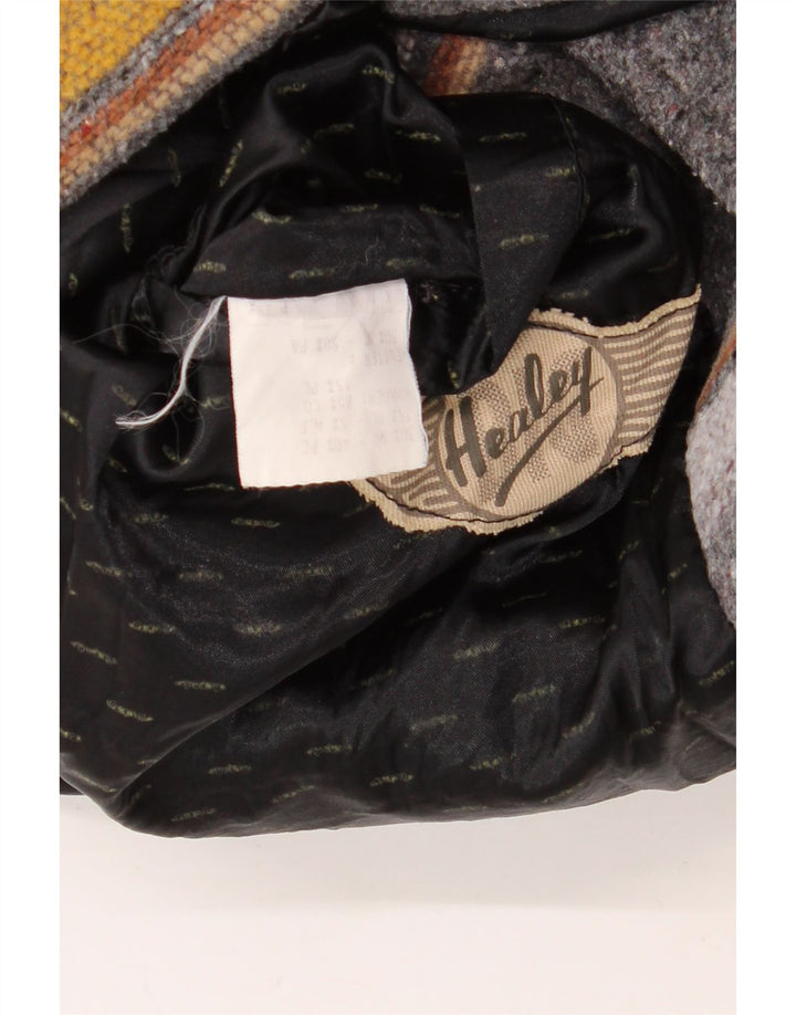 VINTAGE Ανδρικό σακάκι με 4 κουμπιά σακάκι UK 40 μεγάλο πολύχρωμο ριγέ