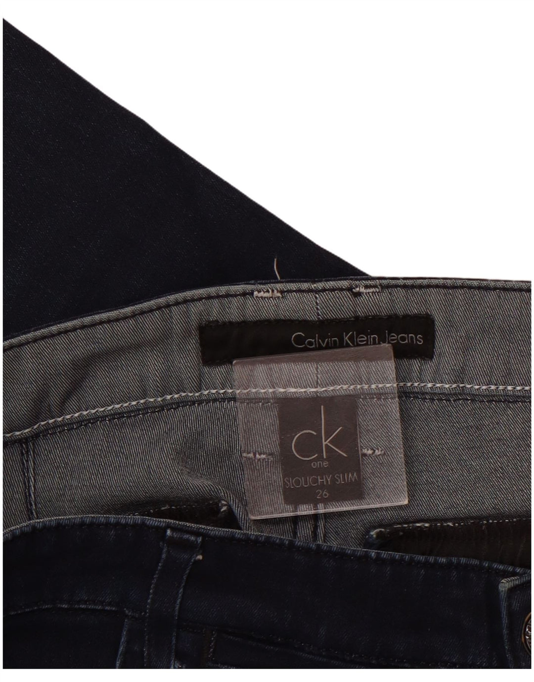 Calvin Klein Γυναικείο Slouchy Crop Slim Jeans W26 L25 Navy Blue