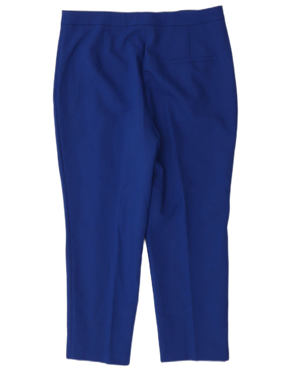 Zara Γυναικείο ψηλόμεσο κωνικό παντελόνι Chino 2XL W34 L27 Μπλε