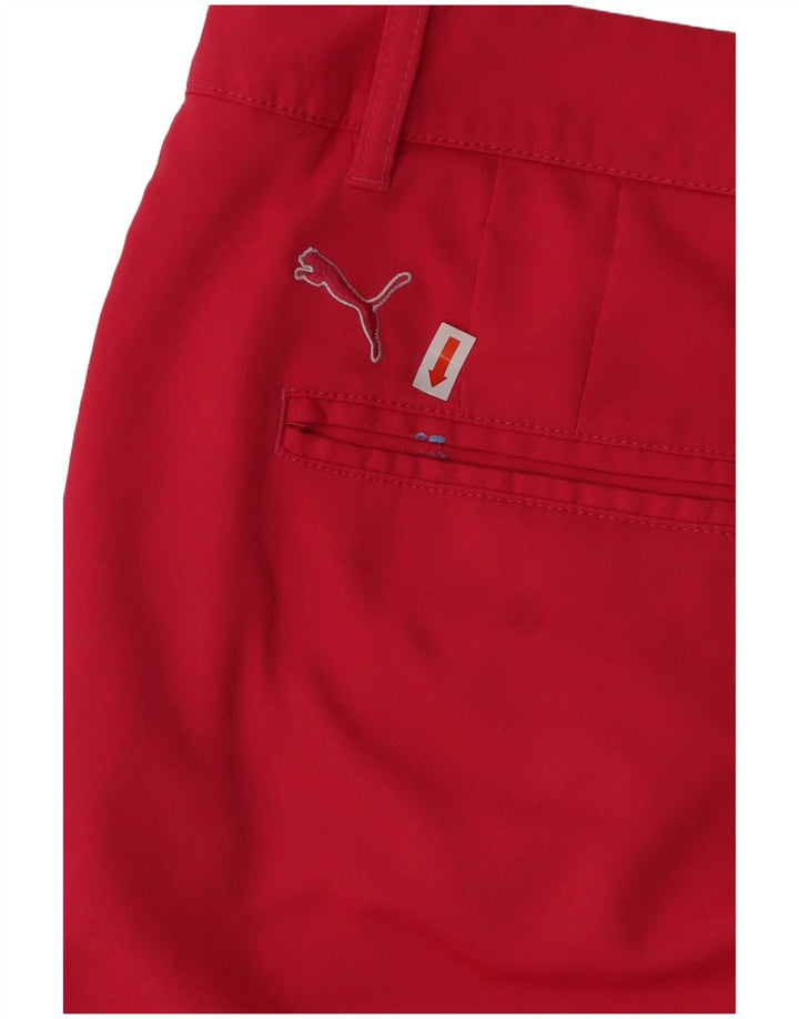 Puma Γυναικείο Σορτς Chino UK 14 Μεγάλο W34 Ροζ Πολυεστέρας