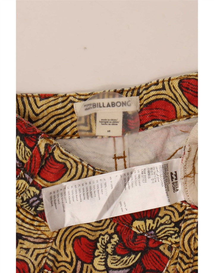 Γυναικείο Casual σορτς Billabong W28 Μεσαίο πολύχρωμο φλοράλ βαμβακερό