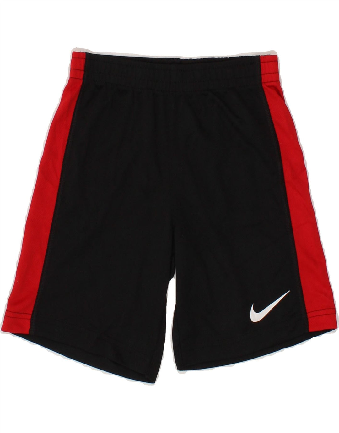 NIKE Boys Sport Shorts 6-7 Years Large Black Colourblock Polyester Vintage Nike and Second-Hand Nike from Messina Hembry 