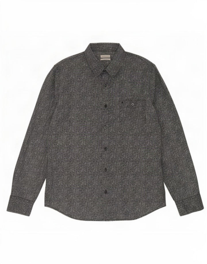 Calvin Klein Jeans Ανδρικό πουκάμισο με Abstract Pattern XL Γκρι βαμβακερό