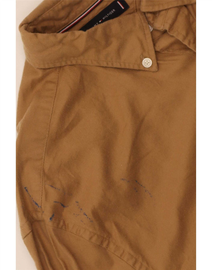 Ανδρικό πουκάμισο Tommy Hilfiger XL Μπεζ βαμβακερό