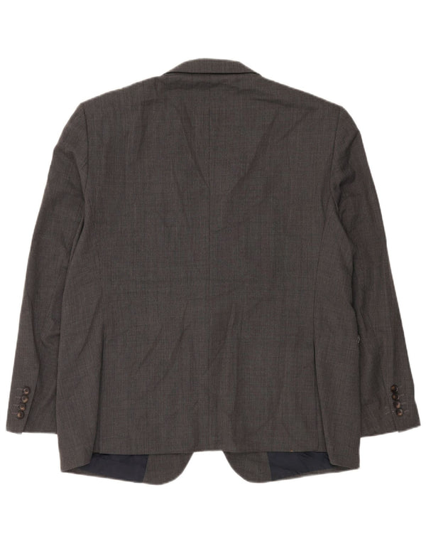 Marks & Spencer Ανδρικό κοντό σακάκι 2 κουμπιών UK 44 XL γκρι μαλλί