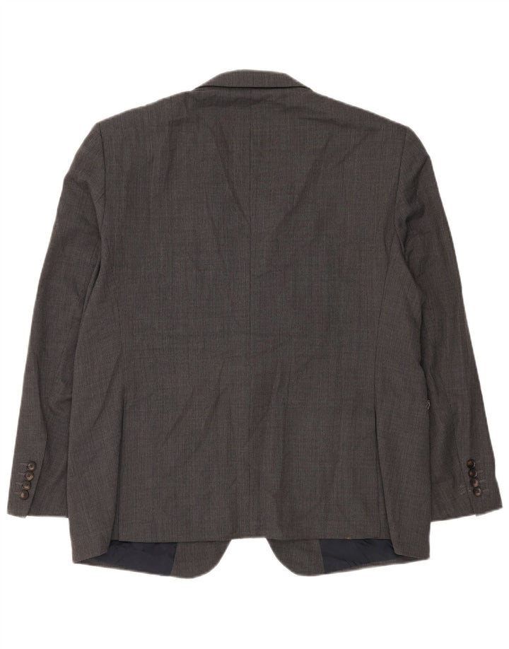 Marks & Spencer Ανδρικό κοντό σακάκι 2 κουμπιών UK 44 XL γκρι μαλλί