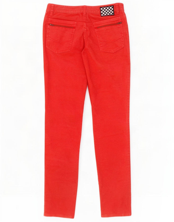 Vans Γυναικείο Skinny Κοτλέ παντελόνι US 7 Medium W32 L33 Red Polyester