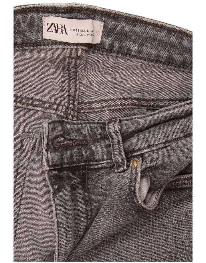 Zara Γυναικείο Slim Jeans EU 38 Small W28 L33 Γκρι