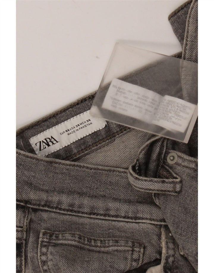 Zara Ανδρικό Slim Jeans EU 44 Large W34 L31 Γκρι βαμβακερό